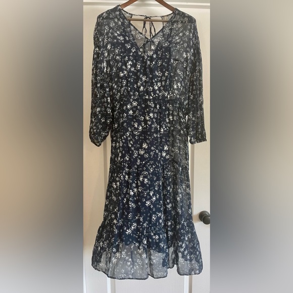 Free People Dress (XS) navy blue - Picture 7 of 11